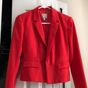 Coral blazer-almost new!